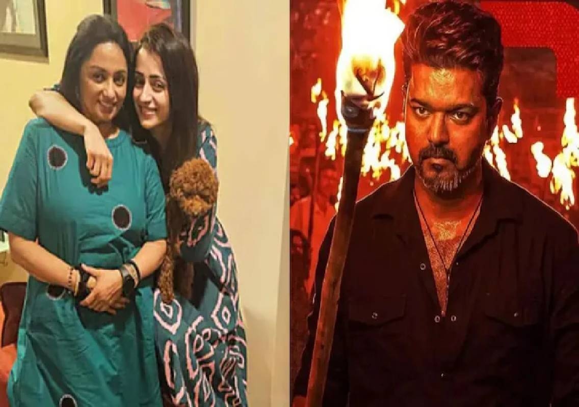 Trisha Krishnan's mother reacts to Vijay's final film - News Karnataka