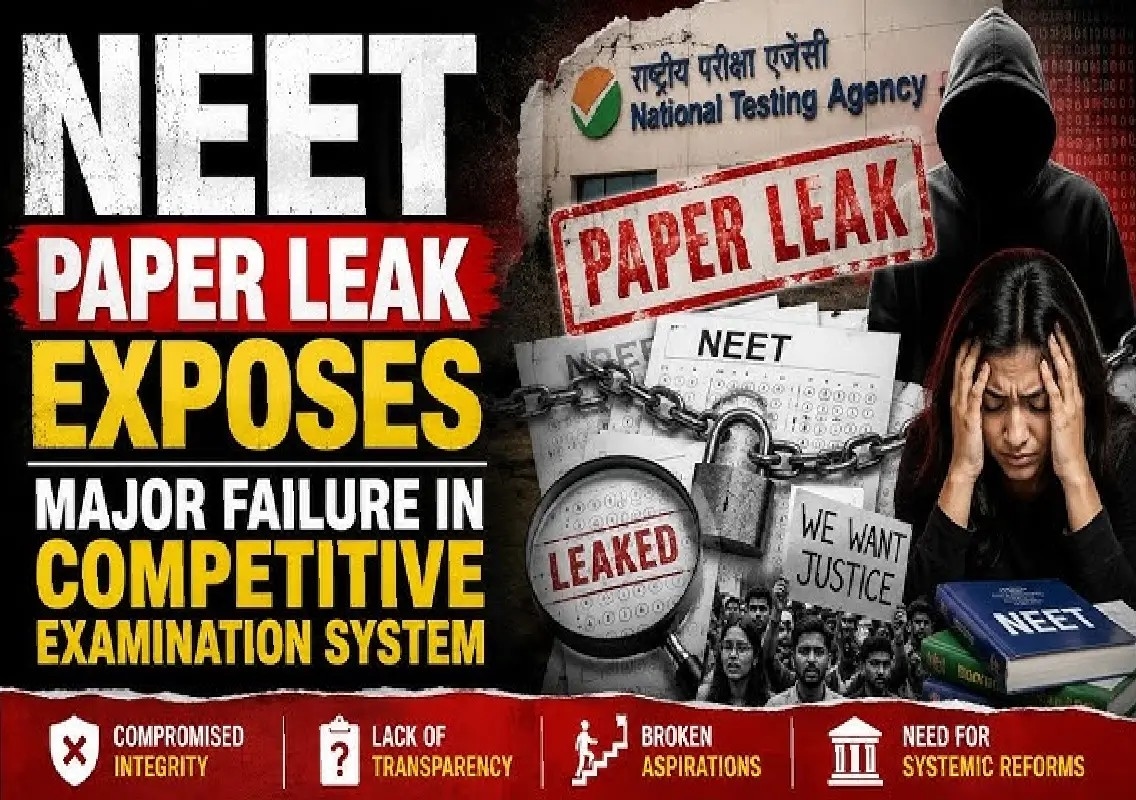 Udupi Congress stages protest over NEET paper leak, Delhi police action - News Karnataka
