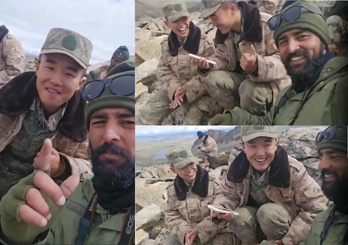 Video of Indian and Chinese soldiers together near LAC goes viral: WATCH - News Karnataka