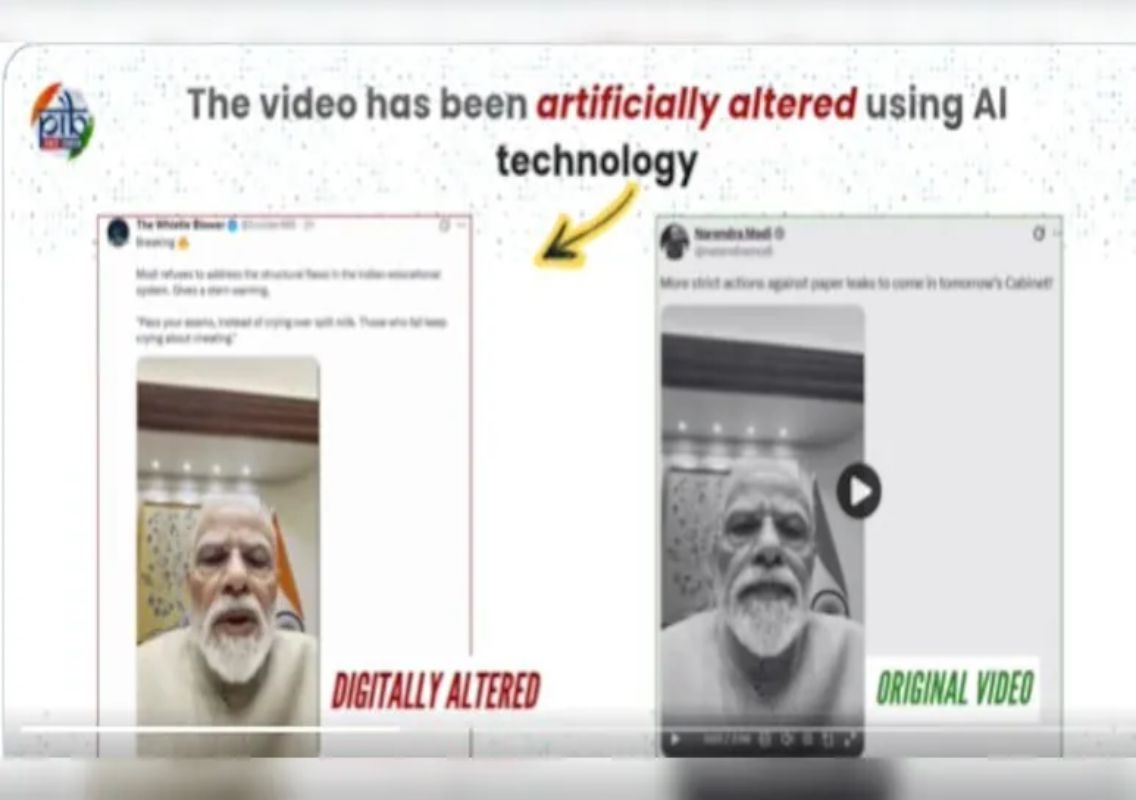 Govt debunks fake AI videos of PM Modi - News Karnataka