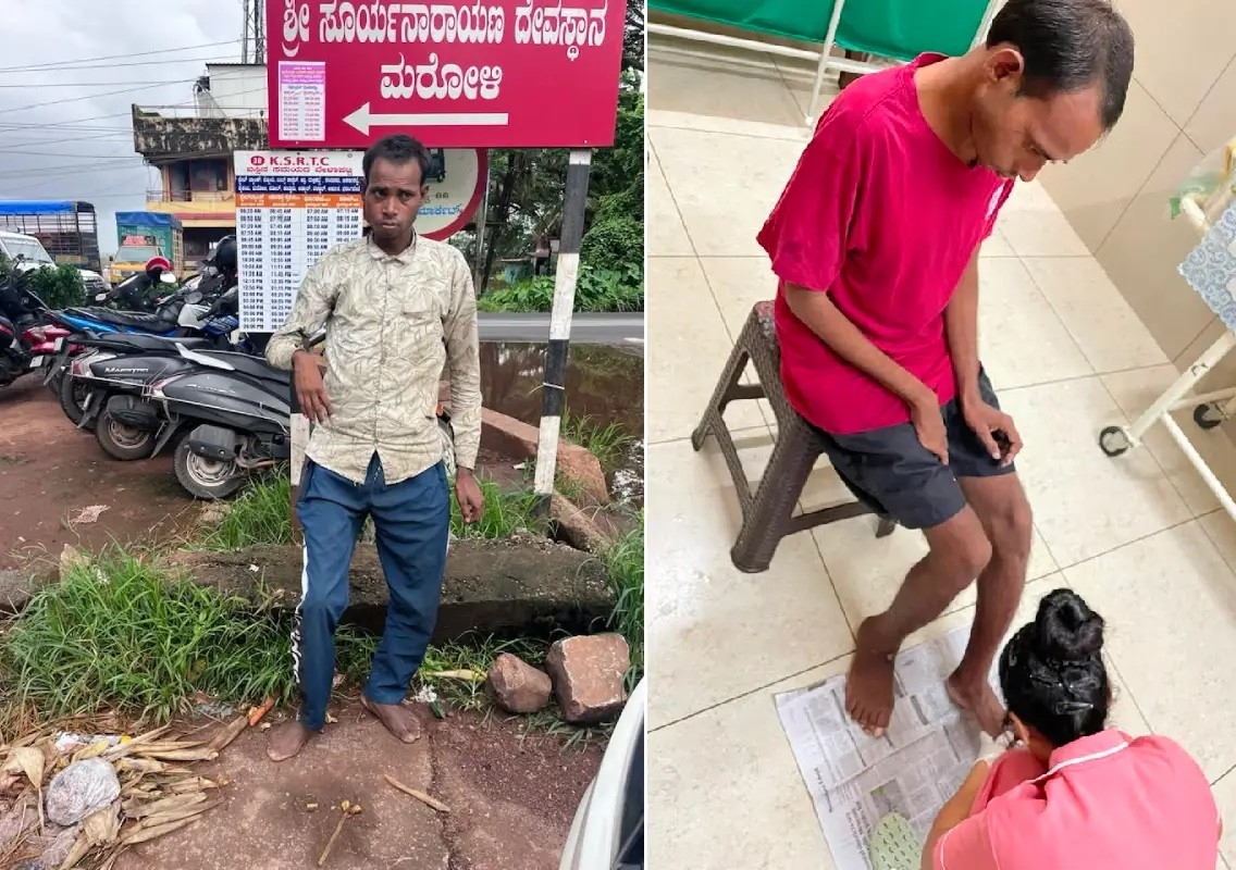 White Doves rescues speech-impaired man found living under Kaikamba flyover - News Karnataka