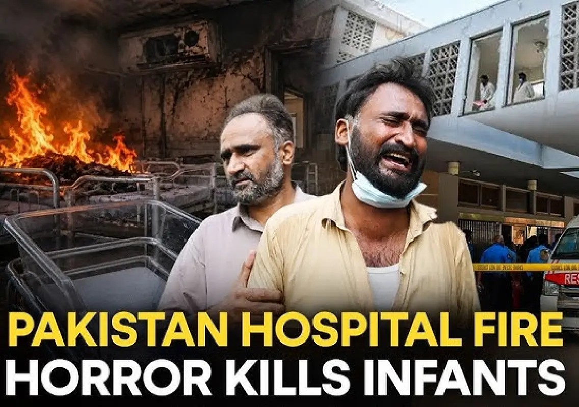 14 newborn babies die in devastating Pakistan hospital fire - News Karnataka