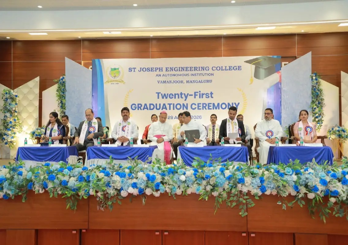 21st Convocation Ceremony at St. Joseph's College of Engineering - News Karnataka