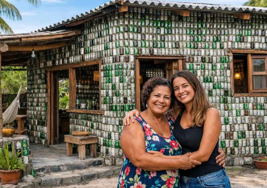 8,000 bottles turn beach waste into a remarkable Brazilian home - News Karnataka