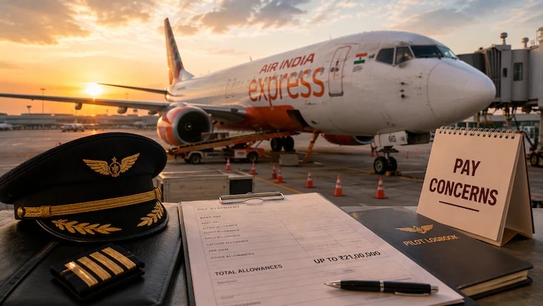 Air India Express pilots question pay structure despite higher earnings - News Karnataka