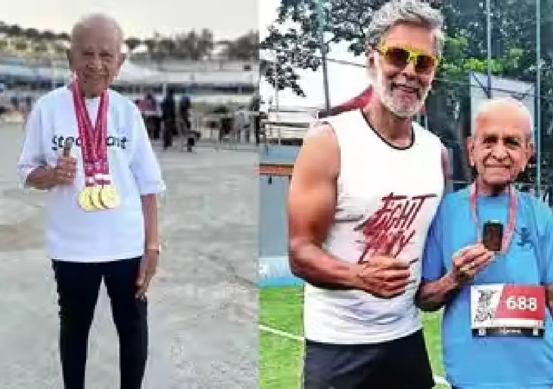 At 97, Bengaluru marathon legend inspires a fitter generation - News Karnataka