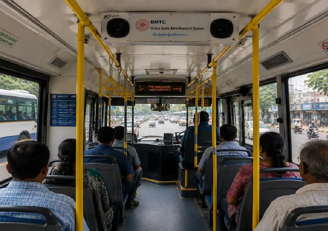 BMTC to introduce audio ads on 300 buses to boost revenue - News Karnataka