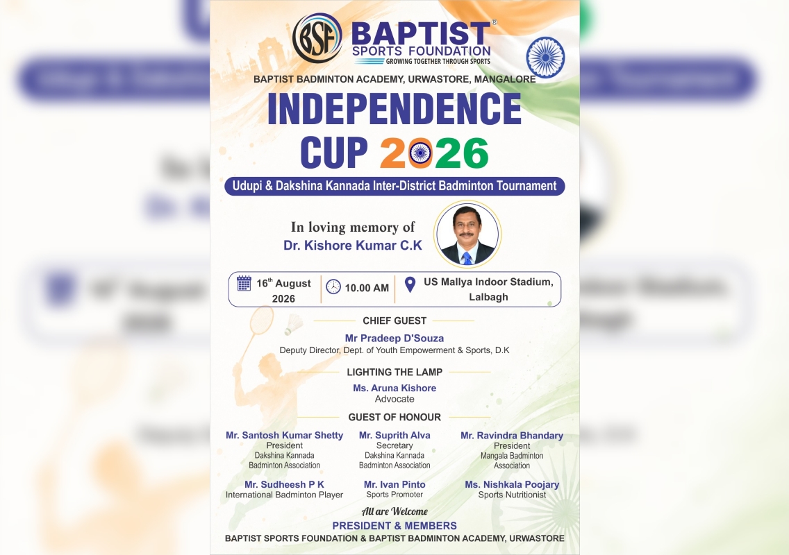 Independence Cup 2026 to bring Udupi, Dakshina Kannada badminton talent together - News Karnataka