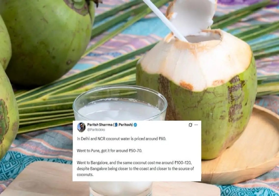 Bengaluru coconut water price sparks online debate - News Karnataka
