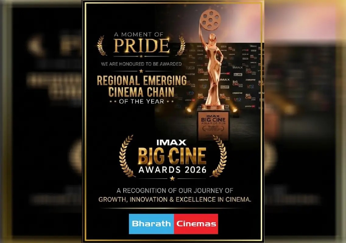 Bharath Cinemas wins regional emerging cinema chain award - News Karnataka