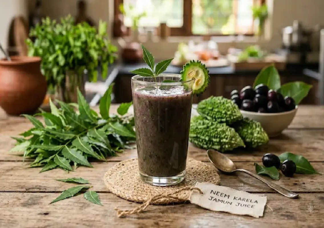 Can neem, karela and jamun juice lower sugar in 7 days? - News Karnataka