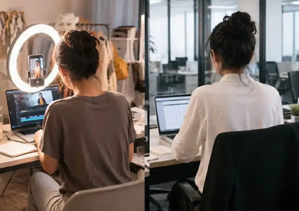 Corporate job or content creation? Bengaluru women spark career debate - News Karnataka