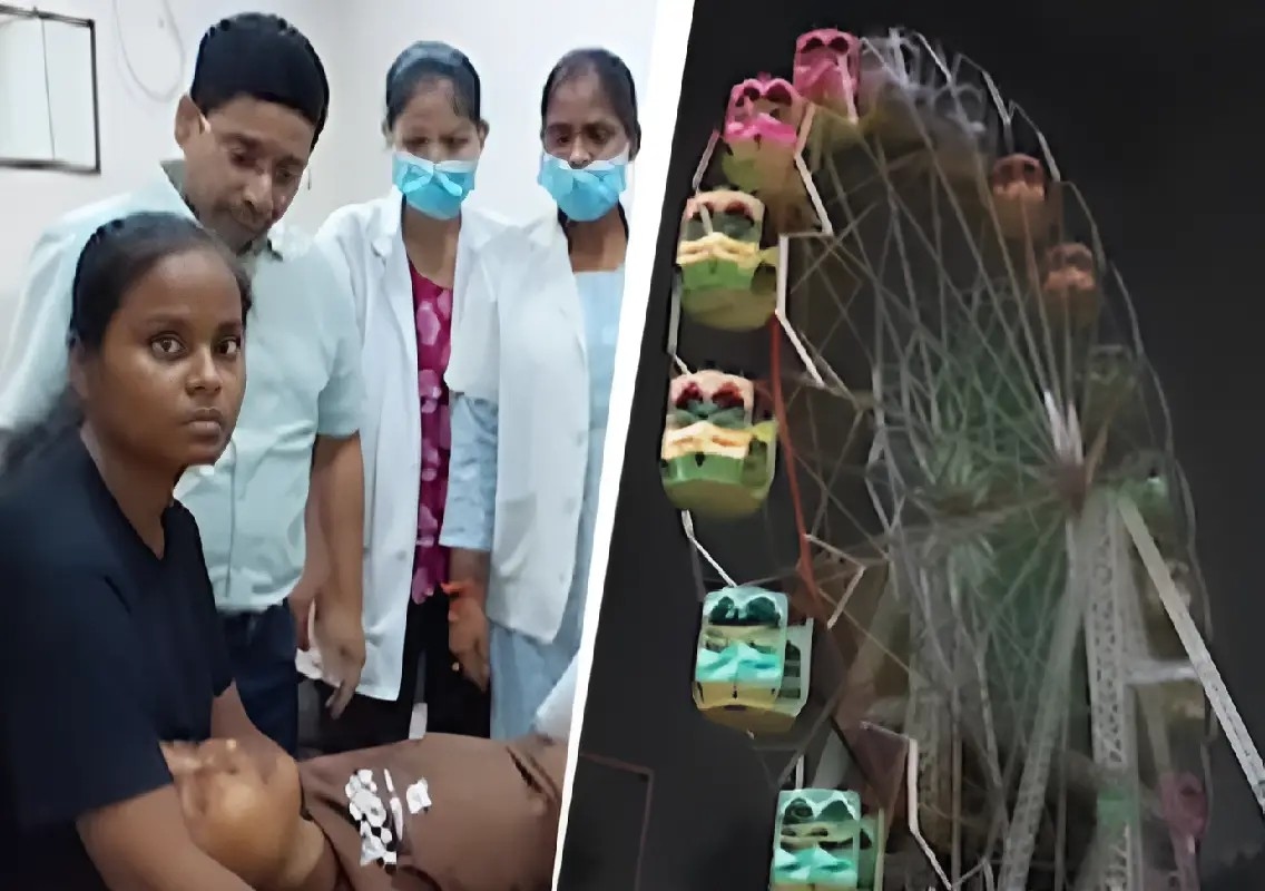 Ferris wheel accident at Lucknow fair leaves five injured: WATCH - News Karnataka
