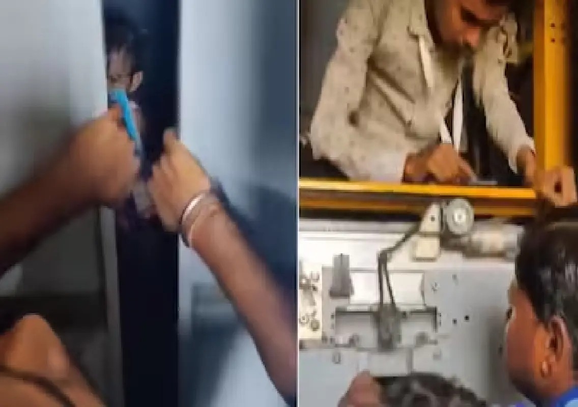 Five-year-old girl, maid trapped in lift for 30 minutes in Greater Noida: WATCH - News Karnataka