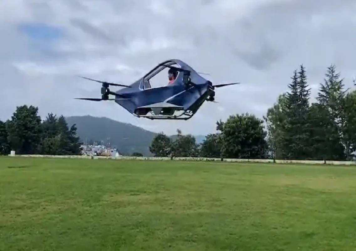 Uttarakhand man tests electric flying car prototype - News Karnataka