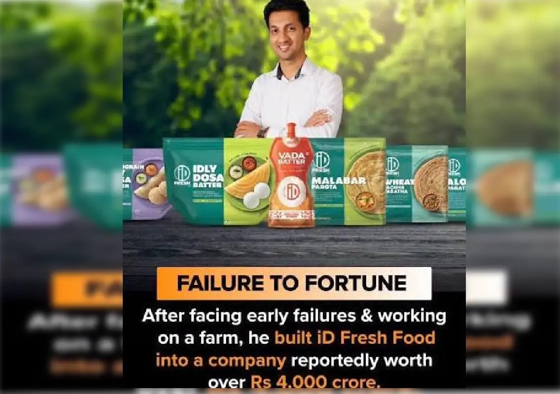 From Class 6 dropout to Rs. 681 crore food brand success - News Karnataka