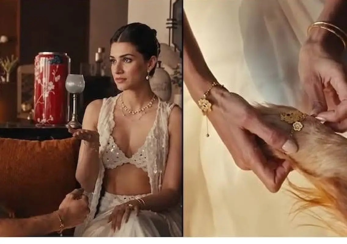 GIVA removes controversial Kriti Sanon Rakhi ad after backlash - News Karnataka