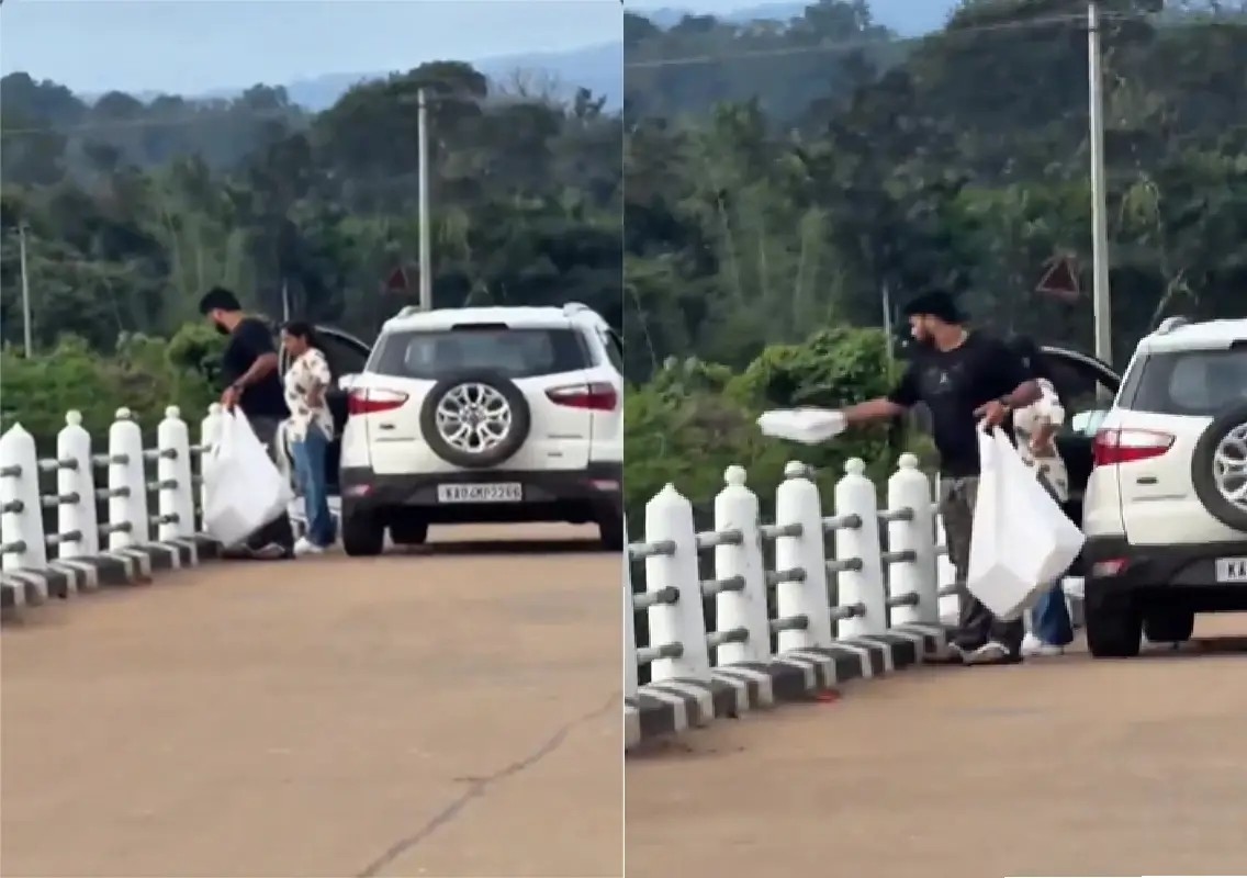 Garbage dumping into Cauvery near Kondageri sparks outrage: WATCH - News Karnataka