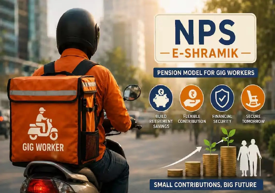Gig workers can build retirement savings through NPS e-Shramik - News Karnataka