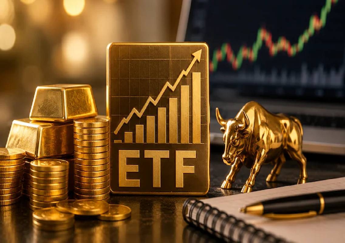 Gold ETF inflows fall 55% to Rs 1,559 crore in July - News Karnataka