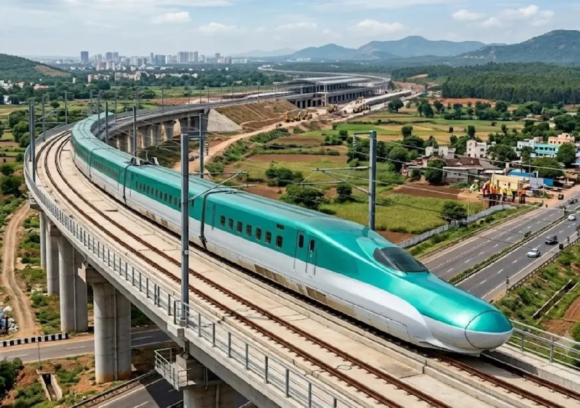 India’s first bullet train corridor gains major construction boost - News Karnataka