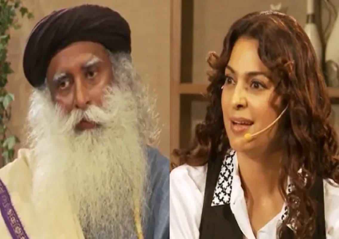 Juhi Chawla asks Sadhguru about motherhood and career - News Karnataka