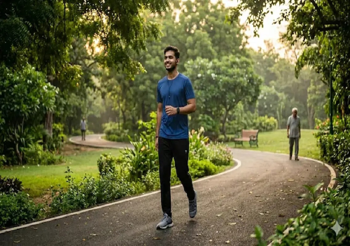 Just 75 minutes of brisk walking a week may help reduce belly fat: Study - News Karnataka