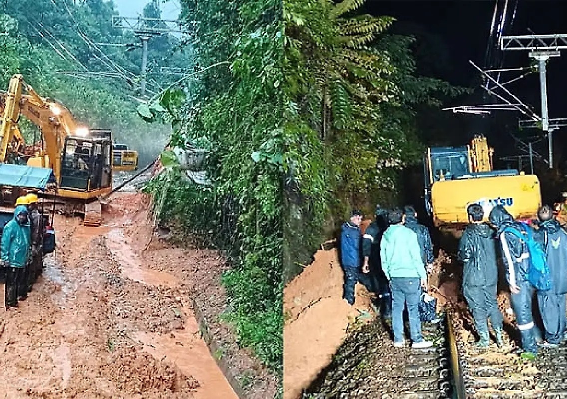Landslip disrupts rail traffic, three Bengaluru trains cancelled - News Karnataka