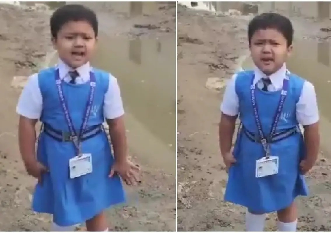 Little girl’s plea prompts action on pothole-filled road - News Karnataka
