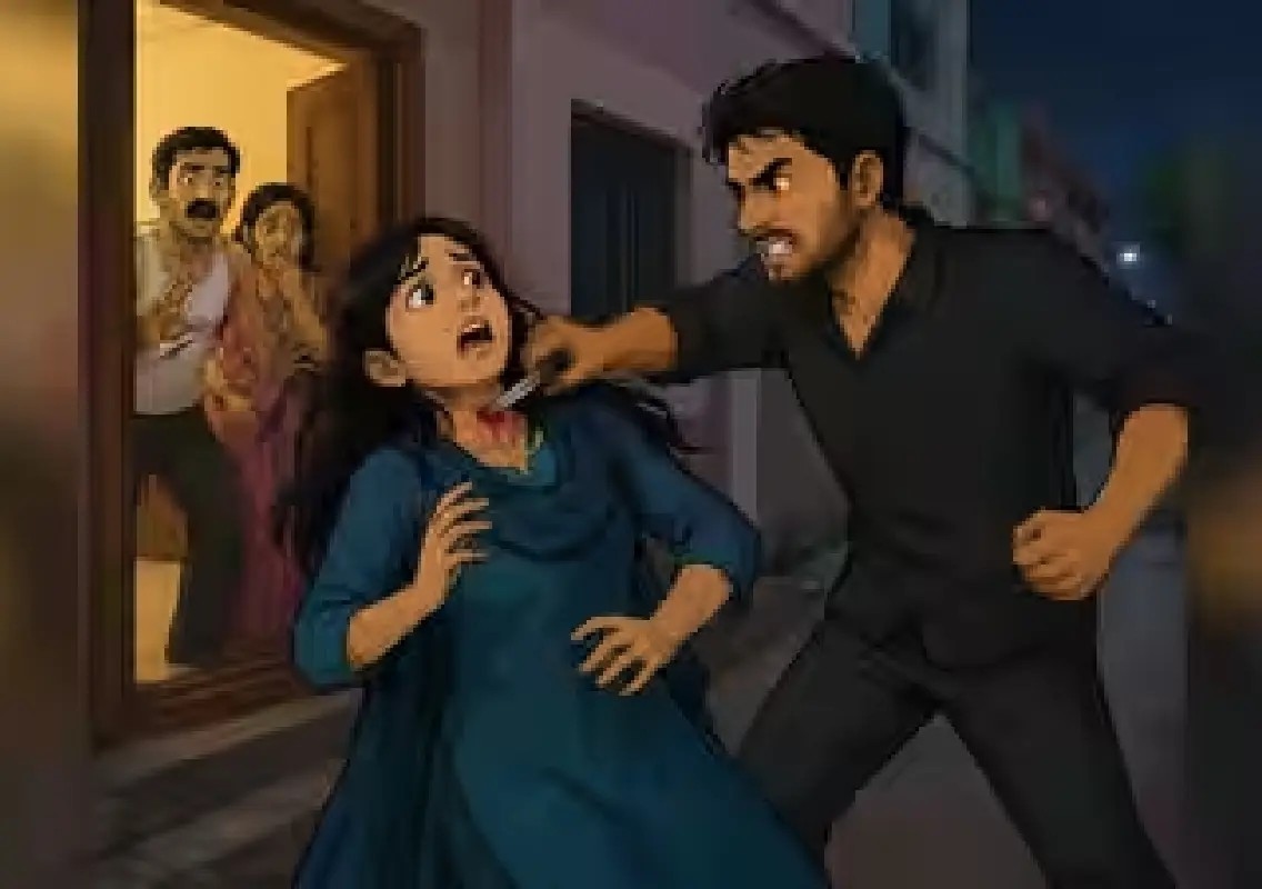 Man stabs college girl over bunking classes to watch movie - News Karnataka