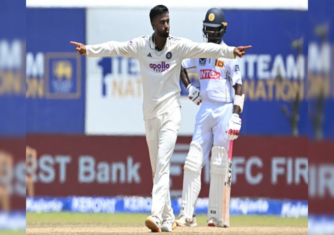 Manav Suthar takes 10 wickets as India beat Sri Lanka - News Karnataka