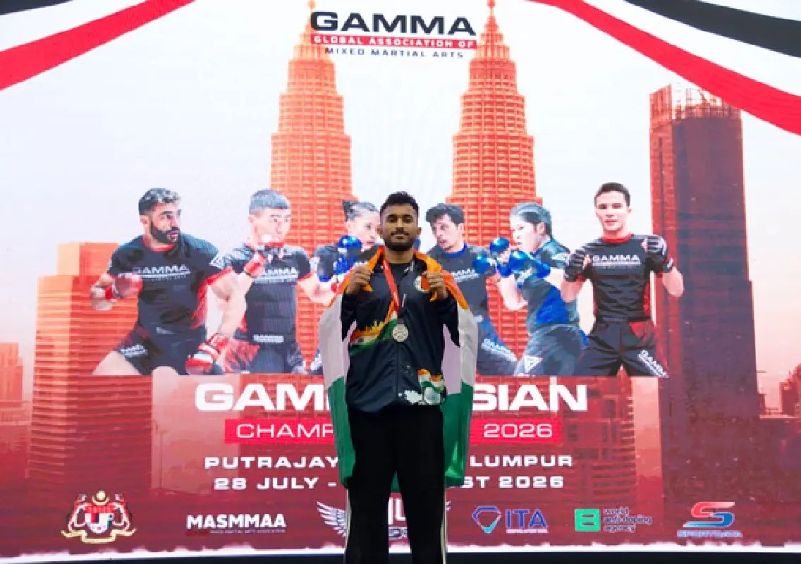 Mangaluru's Nikhil Shetty wins silver at GAMMA Asian Championship - News Karnataka