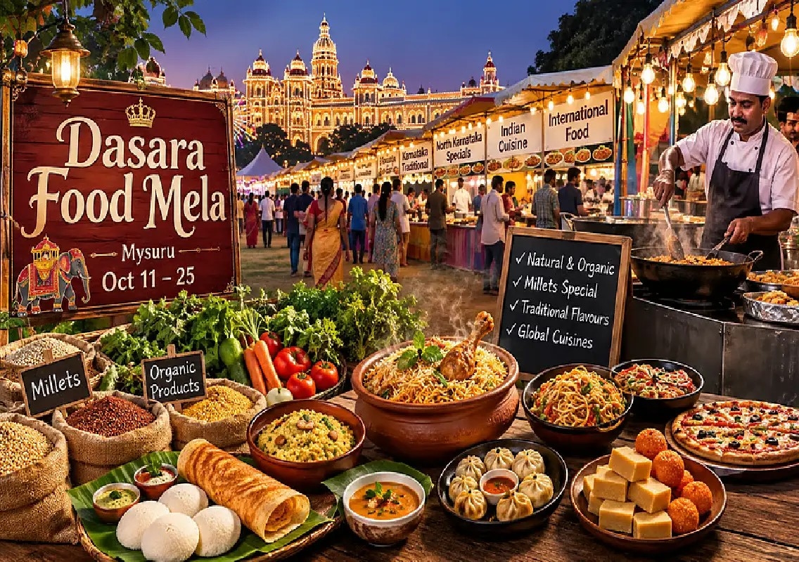 Mysuru Dasara Food Mela invites applications for 2026 - News Karnataka