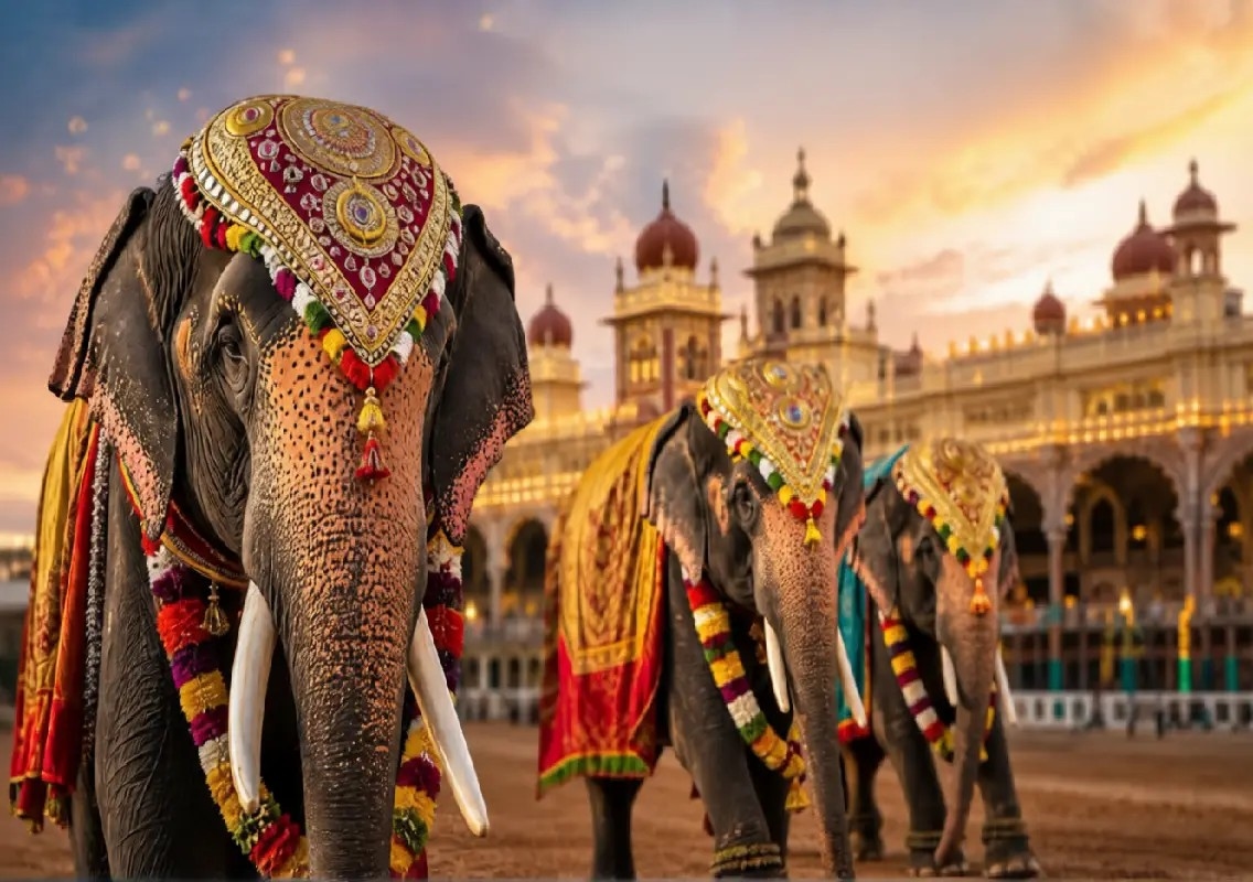 Mysuru Dasara elephants to be open for free public viewing - News Karnataka