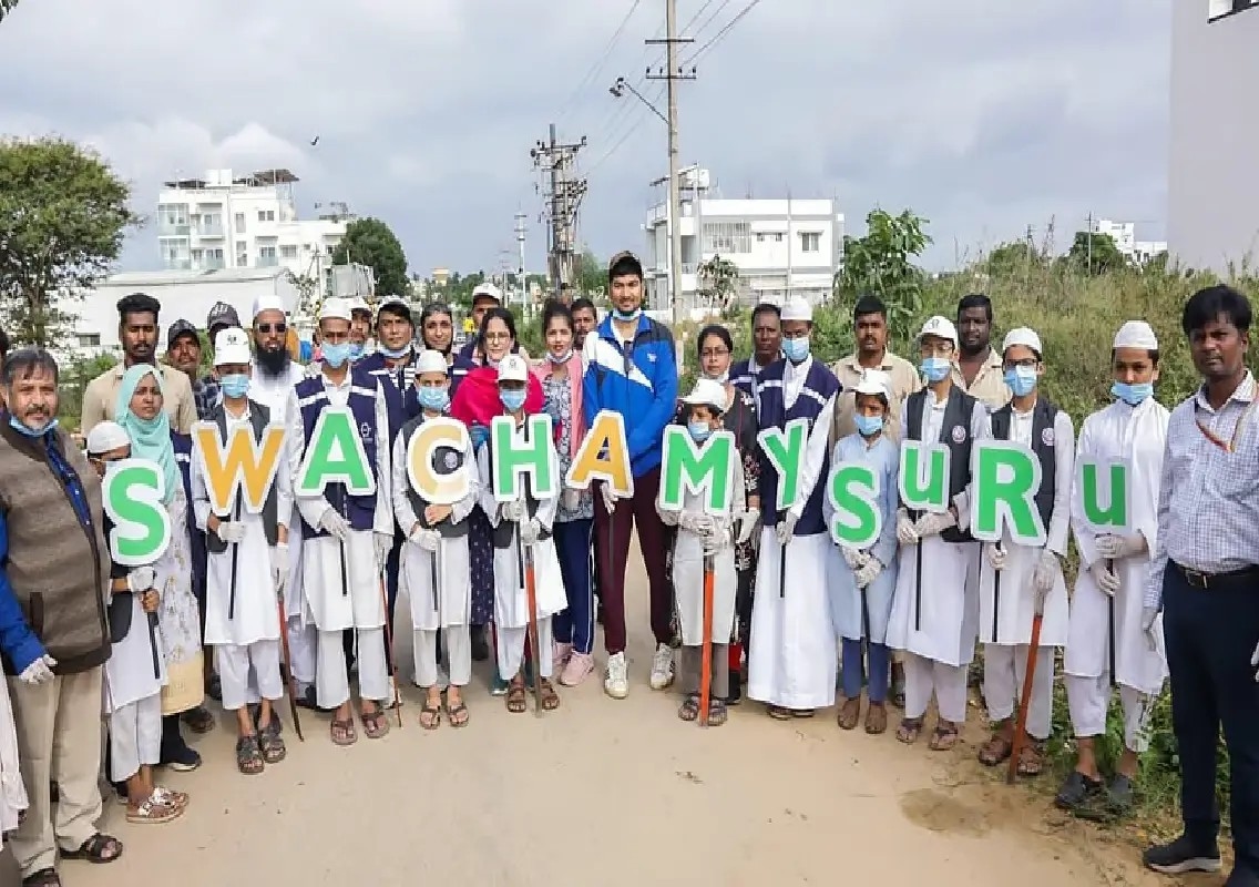 Mysuru launches sustainable system to make 80 garbage points litter-free - News Karnataka