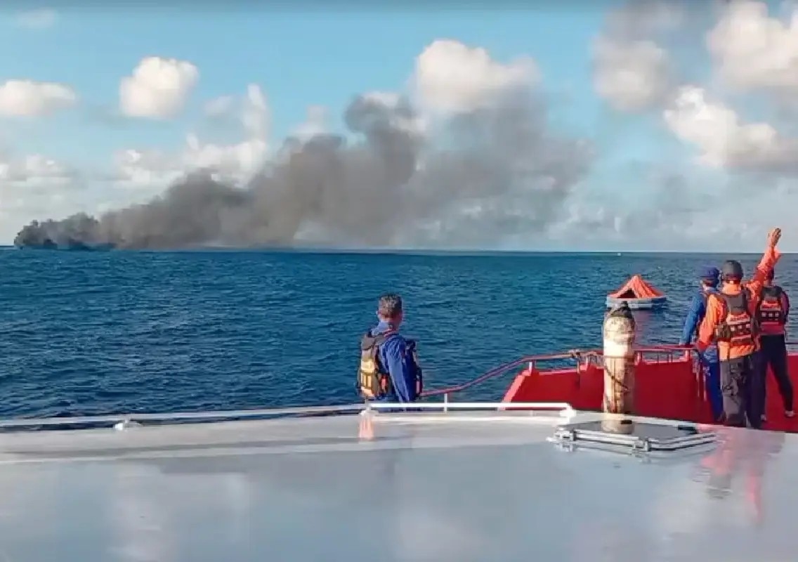 Over 100 rescued after ferry catches fire near Bali - News Karnataka