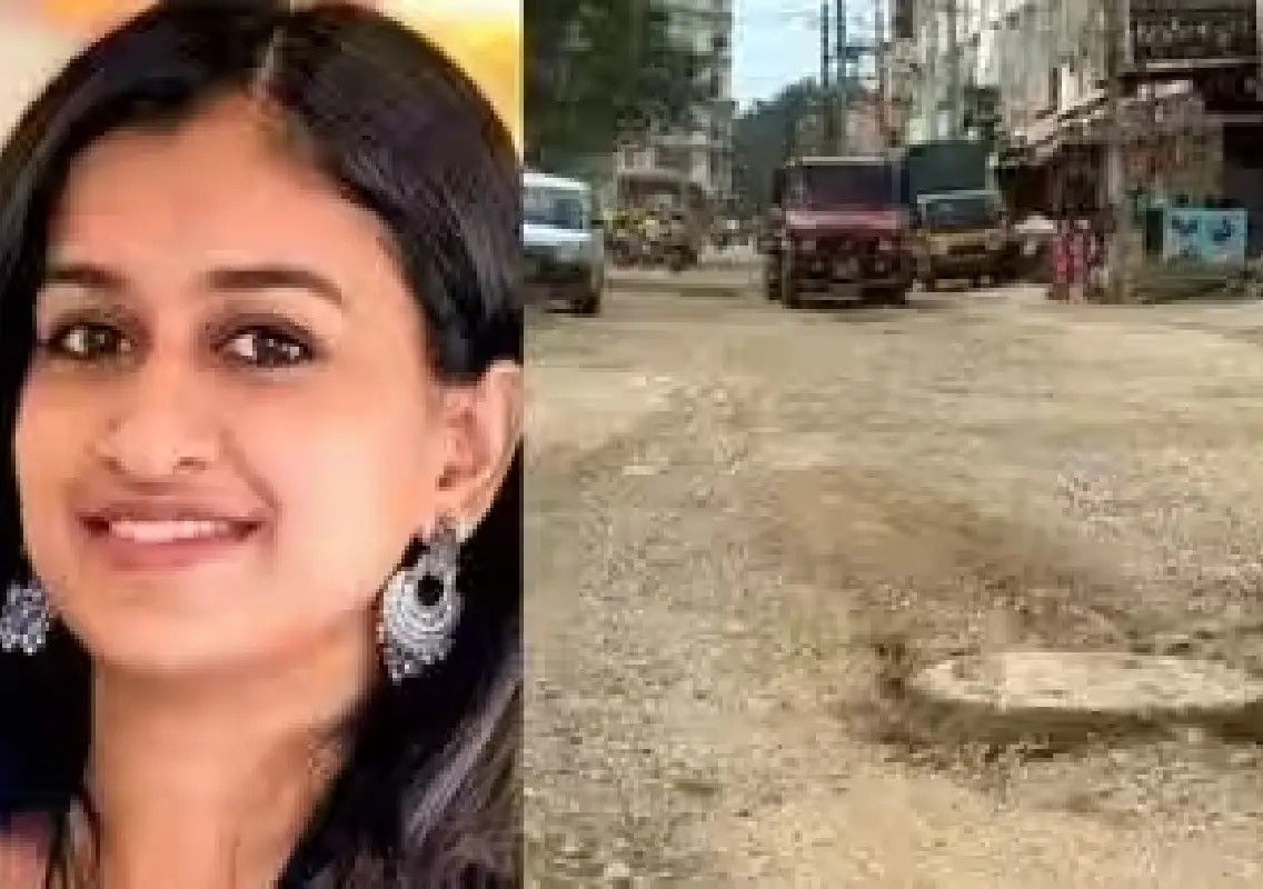 Pothole tragedy claims Kerala woman’s life near Bengaluru - News Karnataka
