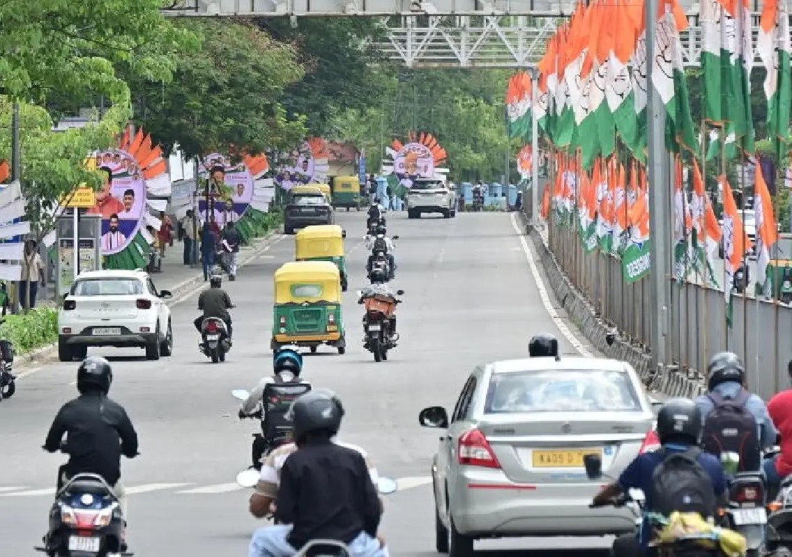 Race Course Road traffic restrictions for 60 days - News Karnataka
