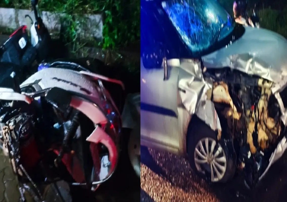 Scooter rider dies after Swift car crashes into two-wheeler in Shirva - News Karnataka