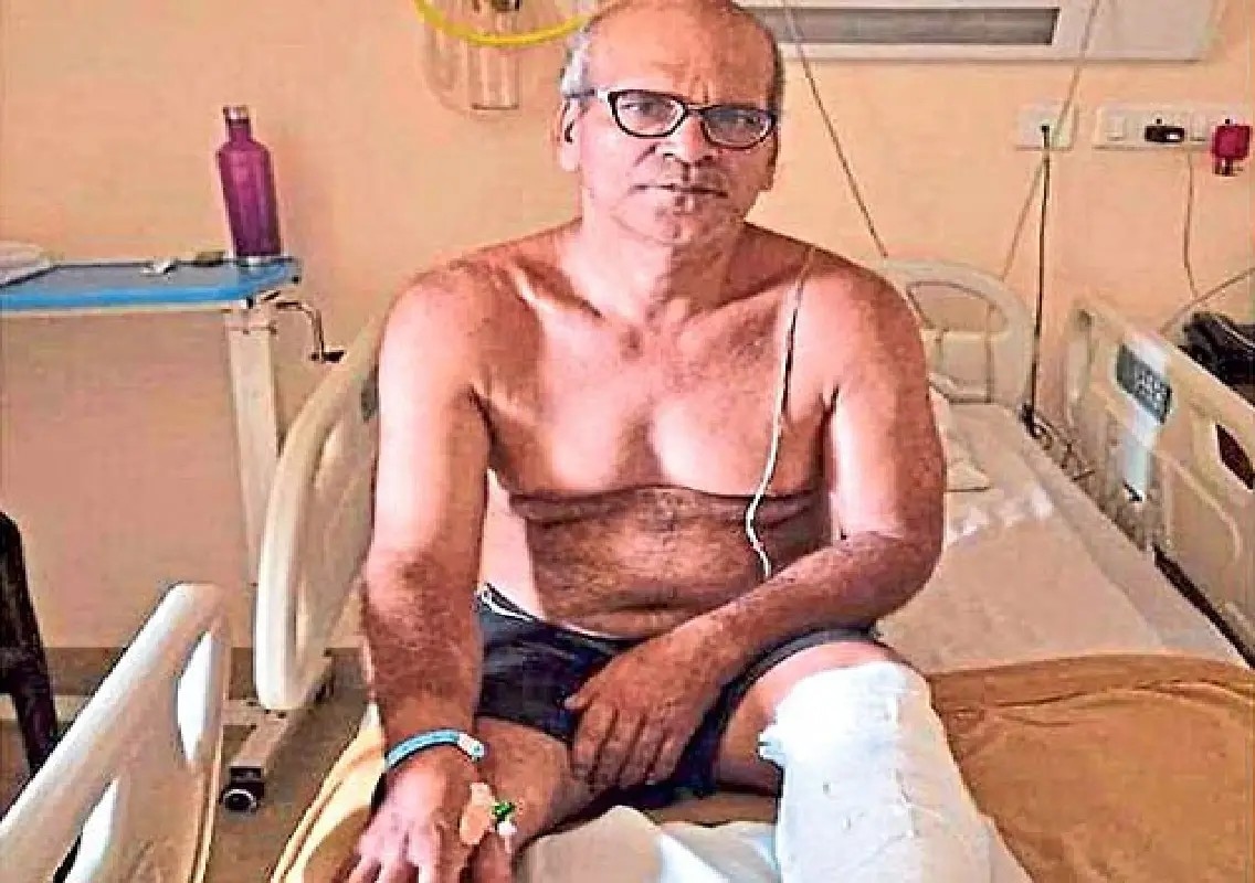 Scooter rider injured by bullet shrapnel during elephant chase - News Karnataka