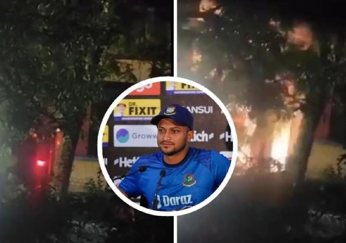 Shakib Al Hasan's ancestral home attacked after Hasina event - News Karnataka