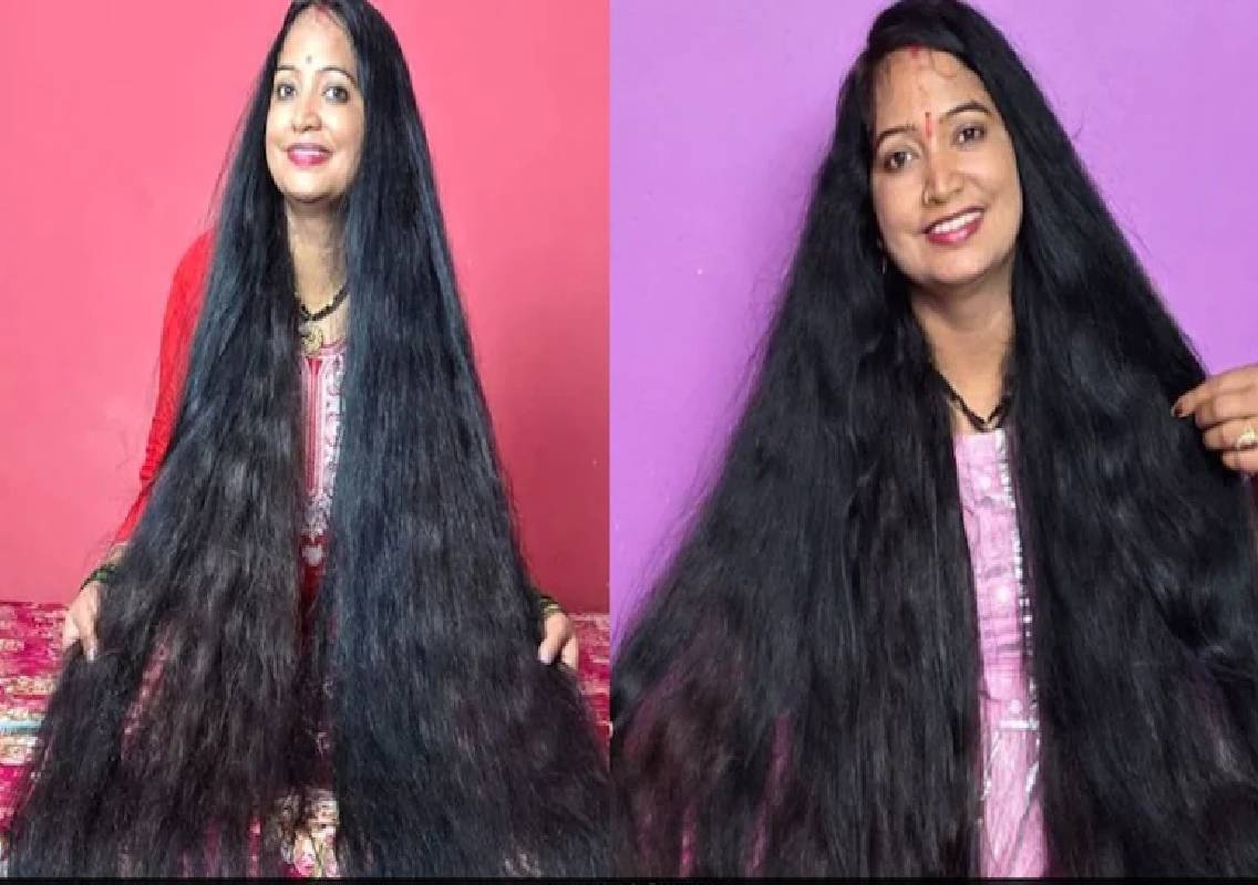 Renu Dhariyal sets Guinness record for longest hair - News Karnataka