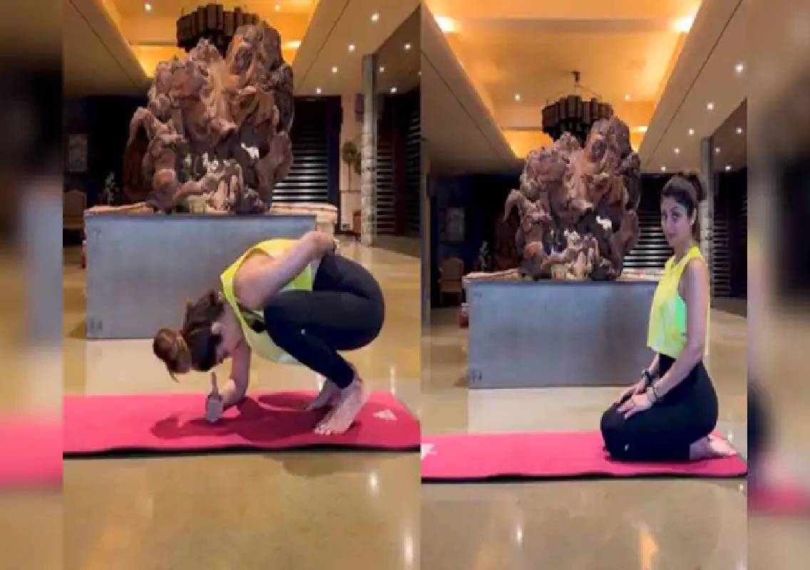 Shilpa Shetty shares yoga pose for flexibility - News Karnataka