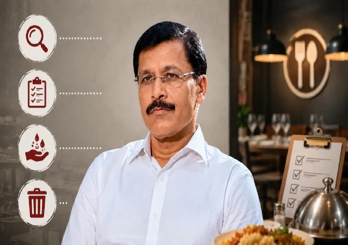 Tukaram Mundhe shares four checks to follow before eating out - News Karnataka