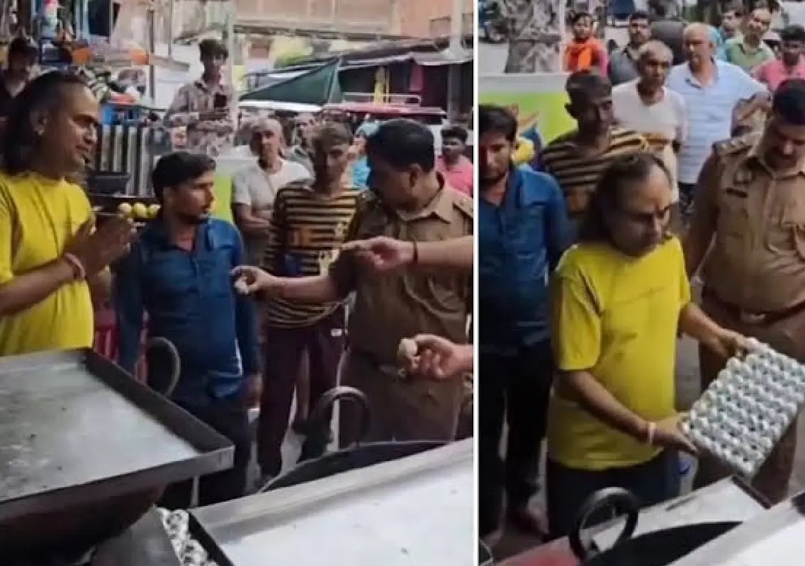 UP sweet shop owner refuses to eat his own sweets during food raid - News Karnataka