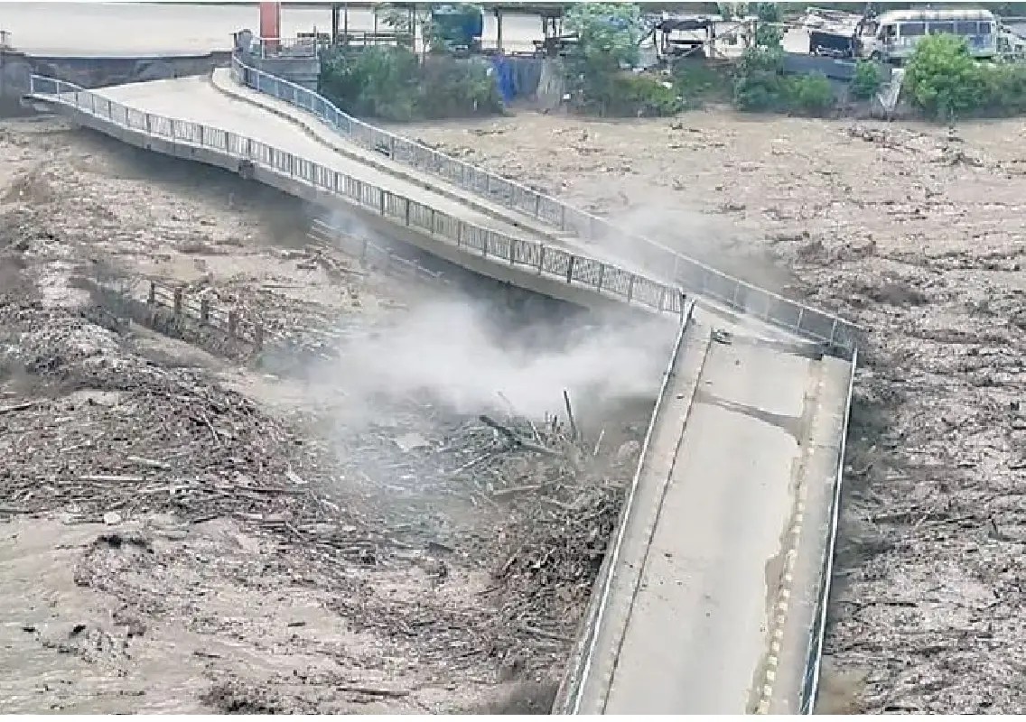 Washed-out bridges leave Nepal communities cut off from help - News Karnataka