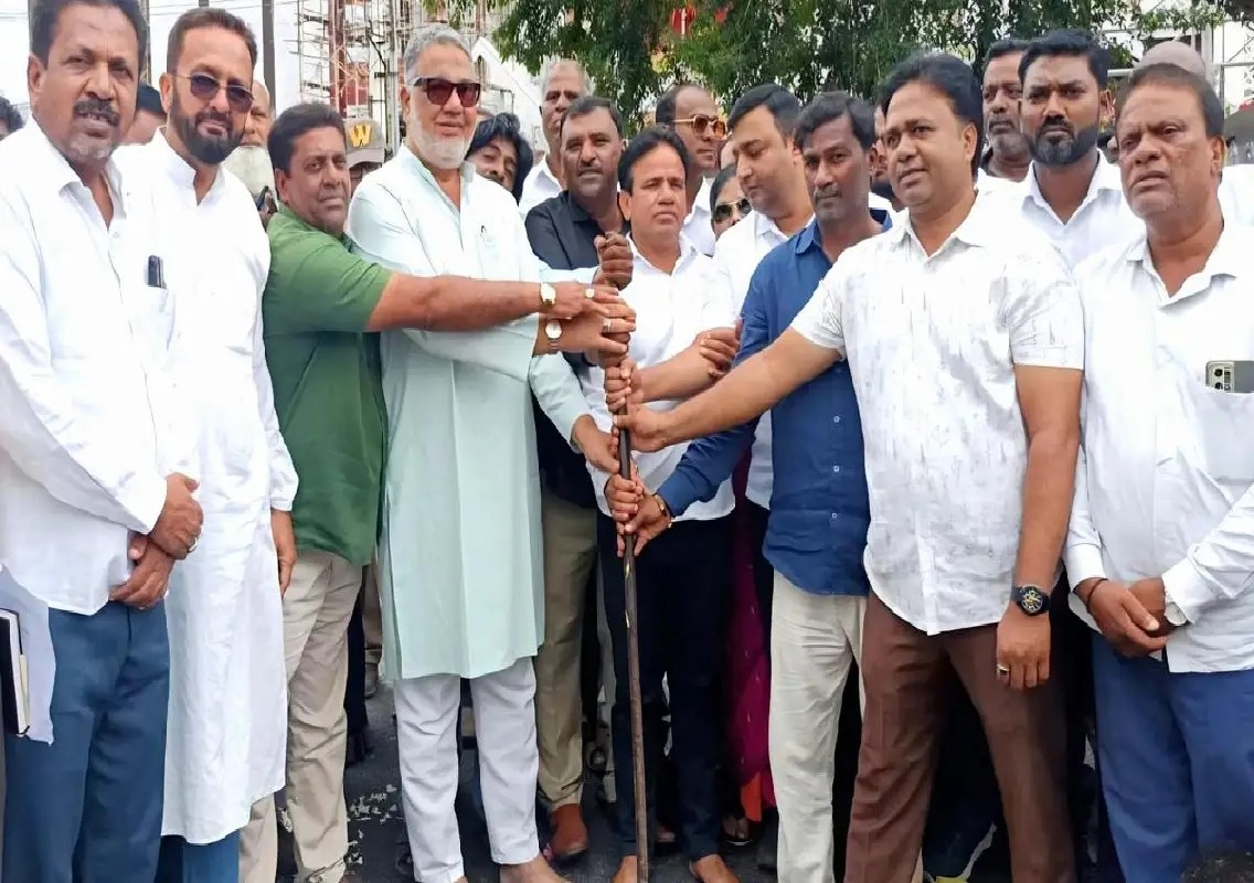 White-topping begins on key 2.2-km Mysuru road ahead of Dasara - News Karnataka