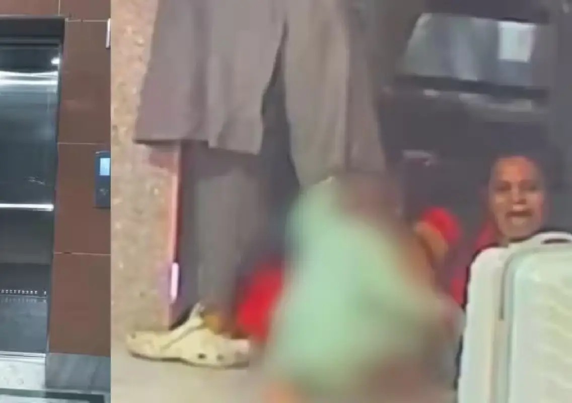 Woman dies after lift moves with gate open in Ongole - News Karnataka