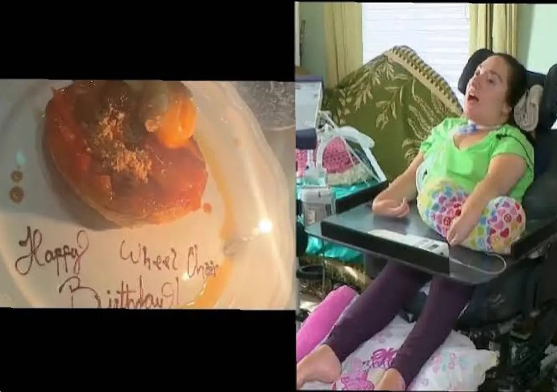 Woman with disability shocked by hurtful message on birthday cake - News Karnataka
