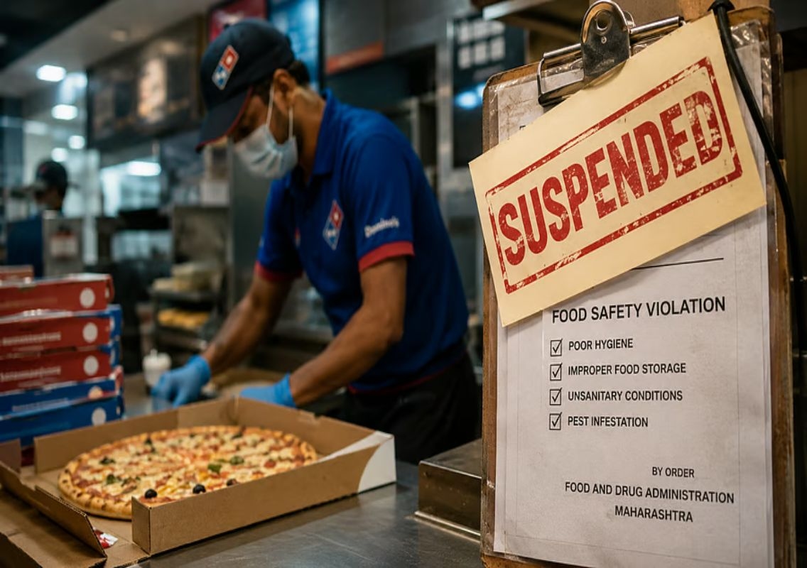 Maharashtra FDA suspends 4 Domino’s outlet licences - News Karnataka